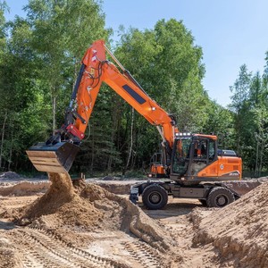 Excavadora <span class=keywords><strong>de</strong></span> <span class=keywords><strong>Tierra</strong></span> <span class=keywords><strong>de</strong></span> Alta Calidad <span class=keywords><strong>de</strong></span> 20 Toneladas DX210W-7B, Equipo <span class=keywords><strong>de</strong></span> Movimiento <span class=keywords><strong>de</strong></span> Tierras, Retroexcavadora para Construcción <span class=keywords><strong>de</strong></span> Carreteras - Product Image 5