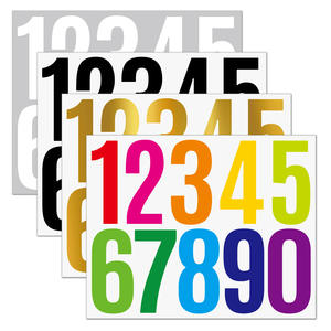 Autocollants <span class=keywords><strong>lettres</strong></span> et chiffres autocollants de 3 pouces, grande taille, <span class=keywords><strong>lettres</strong></span> anglaises, vinyle imperméable, pour boîte <span class=keywords><strong>aux</strong></span> <span class=keywords><strong>lettres</strong></span> - Product Image 6