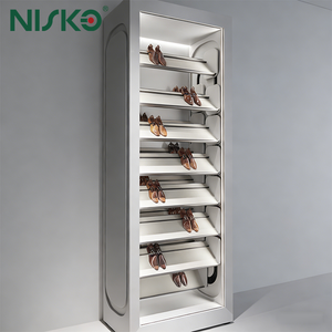 ตู้เก็บรองเท้าอัจฉริยะ Nisko Smart Remote หมุนได้ 360 องศา ดีไซน์ทันสมัยสำหรับบ้าน - Product Image 2