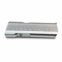 Boîtier de lampe torche LED en alliage d'aluminium sur mesure OEM, moulé sous pression, usiné CNC, anodisé, étanche IP67, coque de corps, vente en gros d'usine