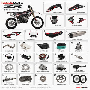 Repuestos para Bicicletas Eléctricas de Turismo Compatibles con Regulmoto Discovery <span class=keywords><strong>ADV</strong></span> 300 NB XADV GTO FTO - Product Image 3