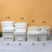 Food Grade Plastic Buckets with Handle and Lid