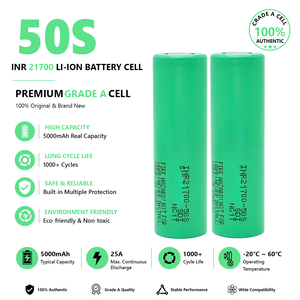 Batería de Iones de Litio Cilíndrica Victpower INR21700 50S 3.6V 5000mAh Grado A para Electrónica de Consumo - Product Image 2