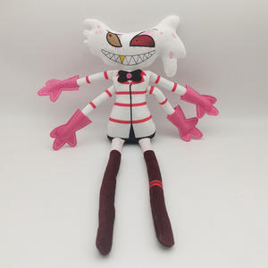 Peluche de Hotel Hazbin de 20-30cm, figura de Alastor <span class=keywords><strong>Charlie</strong></span>, muñeco de Anime, muñeco relleno de dibujos animados - Product Image 4