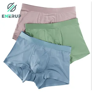 Enerup OEM/ODM Soft Model Cool Quick Drying Comfortable Breathable Underwear Boxer short Brief For Mens