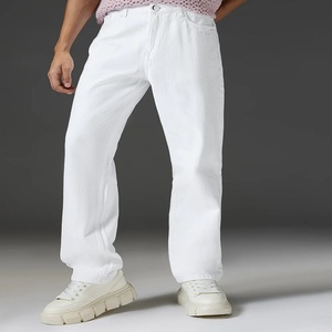 Jeans Carotte Femme Imprimé Effet Délavé Qualité Supérieure Coupe Large Slim Hiver Automne Style Hip Hop - Product Image 3