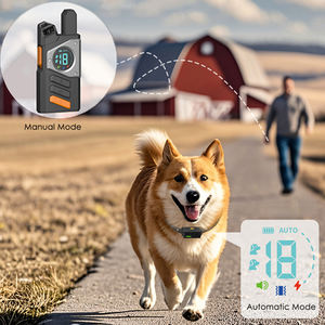 Een Twee Honden Oplaadbare Schokbestendige Elektrische Hond Training Halsband Afstandsbediening <span class=keywords><strong>500M</strong></span> Bereik Ip67 Waterdicht Voor Puppy Huisdier - Product Image 1