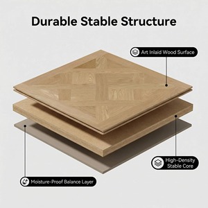 Parquet Decorativo in <span class=keywords><strong>Rovere</strong></span> ad Alto Contenuto di CTR - Articolo di Tendenza [Da $1,67/piede quadrato] - Product Image 3