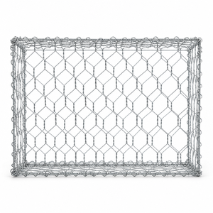Panier <span class=keywords><strong>gabion</strong></span> galvanisé en treillis métallique hexagonal pour mur de soutènement et cage à pierres anti-érosion - Product Image 1