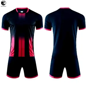 Vêtements d'athlétisme à séchage rapide vêtements d'entraînement pour étudiants sportifs test professionnel vêtements de sport de football sprint à manches courtes