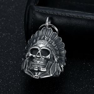 Llavero con Colgante de Calavera de Acero Inoxidable yunnique, Estilo Retro Punk, Unisex, para Regalo - Product Image 3
