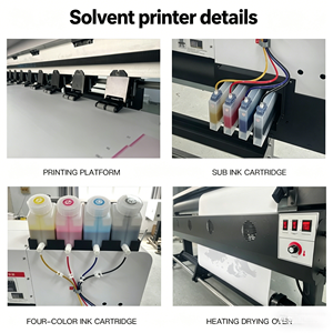 Digitaldrucker 1,6m 1,8m I3200 Groß<span class=keywords><strong>format</strong></span>-Plotter Leinwand Flex-Banner Druckmaschine Eco-Solvent-Drucker - Product Image 4