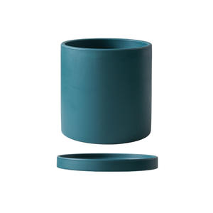 9.9cm rond cylindre Style glaçure <span class=keywords><strong>pot</strong></span> de fleurs jardin pas cher <span class=keywords><strong>Pot</strong></span> de fleur Pots de plantes bonsaï Pots Maceta Yixing violet vert image - Product Image 1