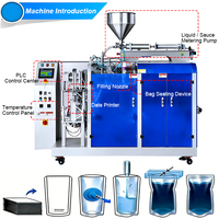 Machine d'emballage automatique pour sachets irréguliers de boissons énergisantes et de gels énergétiques