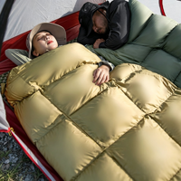 Sac de couchage rectangulaire enveloppant pour adulte, léger et chaud, idéal pour le camping, la randonnée et les activités de plein air (5-15°C)