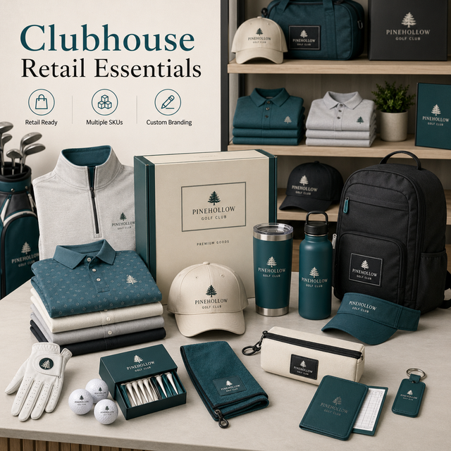 Promotional Golf Classic Gift Collection With Logo Hat Water Bottle Polo Shirt Umbrella And Golf Accessories for Event