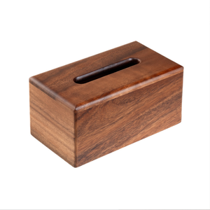 Boîte à mouchoirs LEXDO <span class=keywords><strong>en</strong></span> <span class=keywords><strong>bois</strong></span> <span class=keywords><strong>de</strong></span> noyer noir, style américain, écologique, pour restaurant, salle <span class=keywords><strong>de</strong></span> bain, hôtel, bureau - Product Image 4