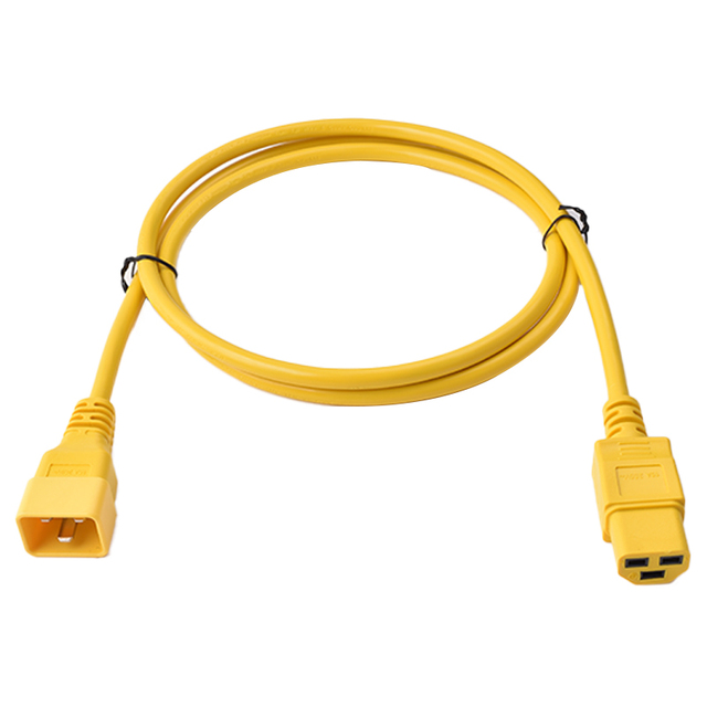 UL VDE Certificated Custom Length IEC Connector C19 C20 to C21 Power Extension Cord 20A 250V