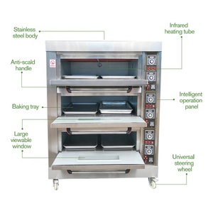 Odul <span class=keywords><strong>Four</strong></span> à pizza combiné électrique <span class=keywords><strong>professionnel</strong></span> de seconde main Équipement de boulangerie Guangzhou à Dubaï - Product Image 3