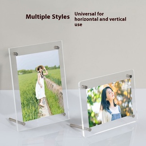 A4 plexiglass ủy quyền thư giấy chứng nhận khung Acrylic Pha lê bảng hình ảnh khung giấy phép kinh doanh Khung kính - Product Image 2