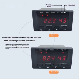 Controlador de temperatura de incubadora de alta calidad, controlador de temperatura de incubación de acuario sobre orugas, controlador de humedad - Product Image 3