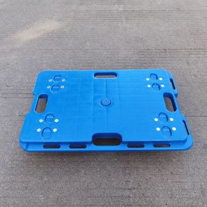 Warehouse flatbed truck, handling <b>trolley</b>, lightweight, super-connectable <b>four</b>-<b>wheel</b> universal cargo hauling plastic tortoise - Product Image 1