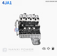 Mesin Blok Pendek Baru 4JA1 2.5L Diesel Euro 3 Emisi 66kW untuk Truk Ringan ELF Pickup
