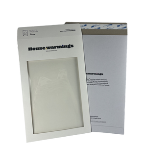 Emballage cadeau personnalisé enveloppes auto-scellantes <span class=keywords><strong>enveloppe</strong></span> imprimée écologique <span class=keywords><strong>enveloppe</strong></span> en carton <span class=keywords><strong>C4</strong></span> blanche <span class=keywords><strong>avec</strong></span> fenêtre transparente transparente - Product Image 2