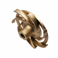 Composants de précision en laiton et bronze moulés par gravité pour pompes marines, machines médicales et applications industrielles