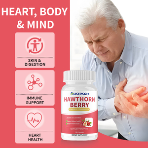 แคปซูลฮอว์ธอร์น Ausreson OEM บำรุงสุขภาพไต สุขภาพหัวใจ เสริมสร้างภูมิคุ้มกัน แคปซูลฮอว์ธอร์น - Product Image 2