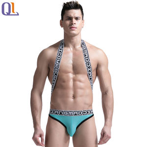 Vendita calda da uomo biancheria <span class=keywords><strong>intima</strong></span> U borsa convessa design traspirante <span class=keywords><strong>canottiera</strong></span> un pezzo doppio perizoma sexy da uomo biancheria <span class=keywords><strong>intima</strong></span> - Product Image 6