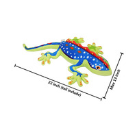 Reptilien réaliste Animal doux grenouille avec taches coloré Gecko enfants apprentissage jouer jouet Durable en peluche lézard