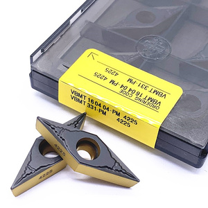 100% VBMT160412-PM ban đầu 4315 CNC máy tiện công cụ tungsten <span class=keywords><strong>carbide</strong></span> biến chèn thép phay PVD lớp phủ tnmg OEM tùy chỉnh - Product Image 4