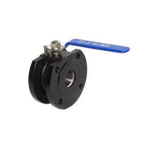 ceramic cast steel PN16 WCB wafer type ball valve