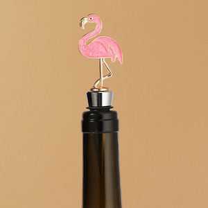 Flamingo <b>Wine</b> Stopper Zinc Alloy Food Grade Cork For Bottle Sealing - Product Image 2