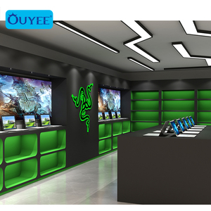 Custom made elegante laptop vitrinekast ontwerp teller <span class=keywords><strong>computer</strong></span> tafel laptop showroom ontwerp - Product Image 2