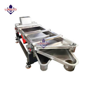 Máquina de tamiz de arena de hierro de entrada grande, diseño lineal, tamiz de vibración de movimiento recto, procesamiento de alimentos con pantalla vibratoria - Product Image 1