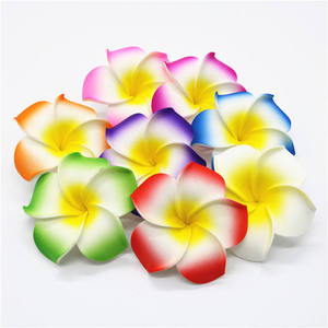 <span class=keywords><strong>KIKI</strong></span> - Horquilla para el Cabello con Flor de Plumeria de Espuma, Estilo Tropical, Flores de Frangipani para Hula, Accesorios para el Cabello para Bodas y Fiestas - Product Image 2