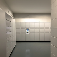 Casier intelligent pour colis sur mesure, libre-service 24h/24 et 7j/7, pour la livraison et le retrait autonome, destiné aux appartements, campus et gares aux États-Unis