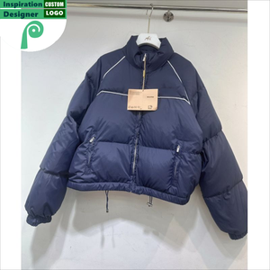 Vestes longues matelassées populaires de style coréen, manteaux d'hiver en duvet d'oie de créateur pour femmes, achat en gros et revente en ligne - Product Image 1