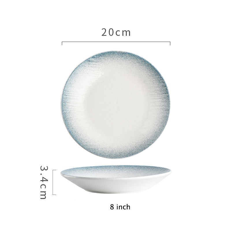 Piastra da 8 pollici (blu)