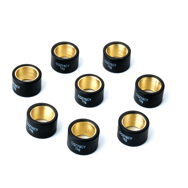 Variator Roller Weights 25x17mm  8PC For Atlantic Sprint 400cc Fuoco 500cc 849914 830899 Engine Scooter Motorcycle