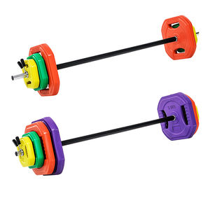 Juego de Pesas de Cemento Ecológicas para Gimnasio, Barra de Pesas Ajustable, Discos de Pesas Libres de 10 kg, 15 kg, 20 kg, 30 kg, 40 kg, 45 kg - Product Image 6