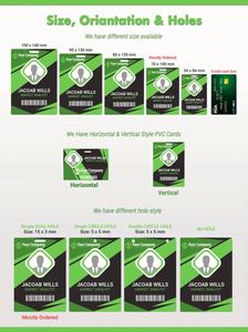 Porta Tarjetas de Identificación de Plástico PVC Impermeable con Cordón, para Eventos Promocionales, Personal, Empleados - Product Image 3