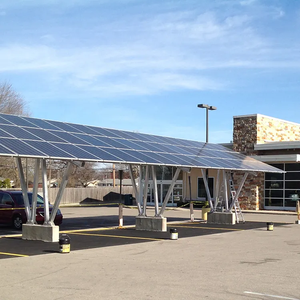 10KW systèmes de <span class=keywords><strong>carport</strong></span> solaires en <span class=keywords><strong>aluminium</strong></span> léger carports solaires pour parking port de voiture PV - Product Image 5