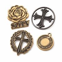 Badge personnalisé rétro ajouré en émail dur, épingle de revers pour décoration de costume, cadeau vintage, vente en gros, badge avec logo personnalisé