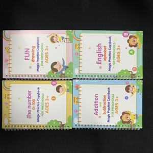 Nuevo Cuaderno Mágico de Práctica de Escritura <span class=keywords><strong>en</strong></span> Inglés para Niños, Cuaderno de Caligrafía <span class=keywords><strong>Cursiva</strong></span> para la Escuela - Product Image 2