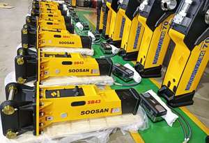 Componentes principales para martillo hidráulico SB43: Cuerpo, cincel, bomba, motor, rodamientos para construcción de 75 mm, 6-9 toneladas - Product Image 2