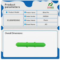 Bouchon de cavité en plastique 3CLB06FBD06G vert PA66, tige d'obturation solide anti-poussière pour connecteur automobile