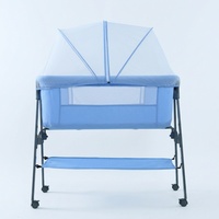 Lit de bébé moderne en alliage d'aluminium pour l'été, berceau portable pliable multifonctionnel pour nouveau-nés, berceau à bascule apaisant